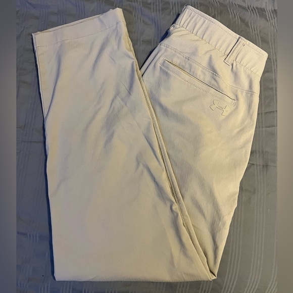 Under Armour Pants Mens Athletic Fit Underarmour Showdown Khaki